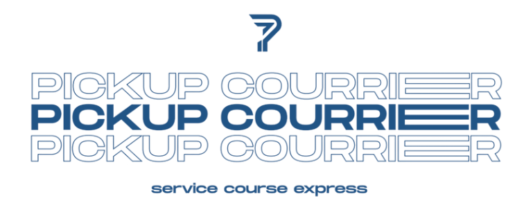 Logo Pickup Courrier bleu